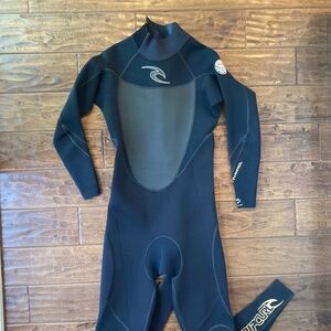 Rip Curl Dawn Patrol Wetsuit Men's XLT Black Full Suit 3/2 mm NWT